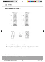 Preview for 16 page of Caple WI3124 Instruction Manual