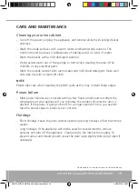 Preview for 19 page of Caple WI3124 Instruction Manual