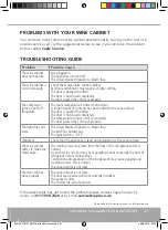 Preview for 21 page of Caple WI3124 Instruction Manual