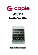 Caple Wi6114 Technical Information preview