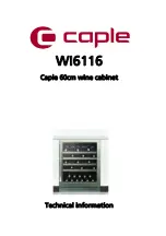 Caple Wi6116 Technical Information preview