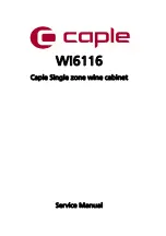 Предварительный просмотр 5 страницы Caple Wi6116 Technical Information