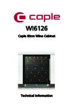 Preview for 1 page of Caple WI6126 Technical Information