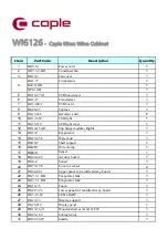 Preview for 3 page of Caple WI6126 Technical Information