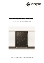 Caple Wi6128 Instruction Manual preview