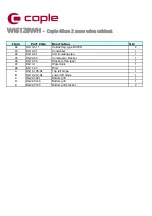 Preview for 4 page of Caple WI6128WH Technical Information