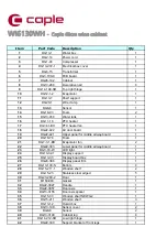 Preview for 3 page of Caple WI6130WH Technical Information