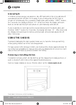 Preview for 12 page of Caple WI6131 Instruction Manual