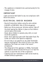 Preview for 5 page of Caple WI6142 Instruction Manual