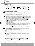 Preview for 10 page of Caple WI6160 Instruction Manual