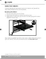 Preview for 12 page of Caple WI6160 Instruction Manual