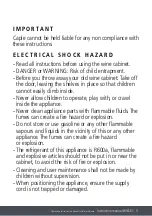 Preview for 5 page of Caple WI6161 Instruction Manual