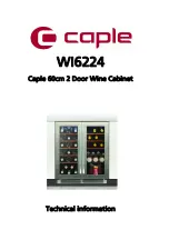 Caple Wi6224 Technical Information preview