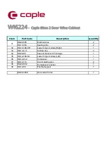 Preview for 4 page of Caple Wi6224 Technical Information