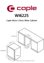 Предварительный просмотр 2 страницы Caple WI6225 Technical Information