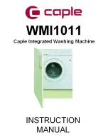 Caple WMI1011 Instruction Manual preview