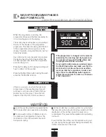 Preview for 18 page of Caple WMi2001 Installation And User Manual