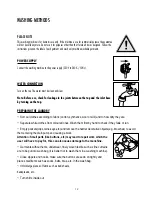 Preview for 12 page of Caple WMi2003 Instruction Manual