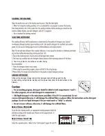 Preview for 13 page of Caple WMi2003 Instruction Manual