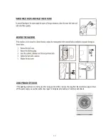 Preview for 17 page of Caple WMi2003 Instruction Manual