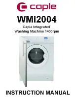 Caple WMI2004 Instruction Manual preview