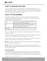 Preview for 20 page of Caple WMI3000 Instruction Manual