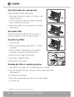 Preview for 28 page of Caple WMI3000 Instruction Manual