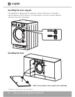 Preview for 42 page of Caple WMI3000 Instruction Manual