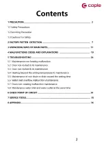 Preview for 2 page of Caple WMI3005 Service Manual