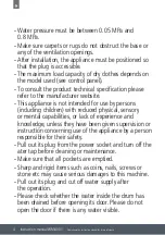 Preview for 4 page of Caple WMI4001 Instruction Manual