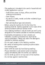 Preview for 6 page of Caple WMI4001 Instruction Manual