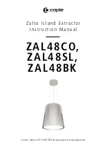 Caple Zalto ZAL48BK Instruction Manual предпросмотр