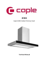 Preview for 1 page of Caple ZC922 Technical Manual