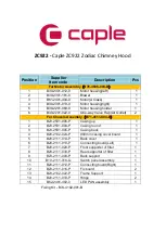 Preview for 5 page of Caple ZC922 Technical Manual