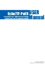 Preview for 1 page of Cappuccino PC Echo77F-PoER User Manual