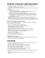 Предварительный просмотр 3 страницы Capresso 290.05 Operating Instructions Manual