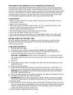 Preview for 4 page of Capresso C1OO 261 Operatinginstructions Instructions Manual