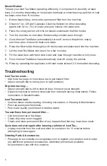 Предварительный просмотр 8 страницы Capresso iced tea Select 623.02 Operating Instructions Manual