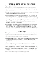 Preview for 4 page of Capresso Mini-s 302 Instructions Manual