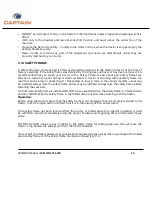 Preview for 20 page of Captain 273 4WD Operator'S Manual