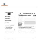 Preview for 113 page of Captain 273 4WD Operator'S Manual