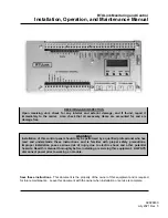 Preview for 1 page of CaptiveAire RTULink Installation, Operation And Maintenance Manual