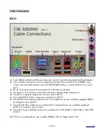 Preview for 10 page of CaptiveWorks CW-3000HD User Manual