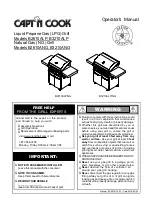 Capt'n Cook B2610ALP Operator'S Manual preview