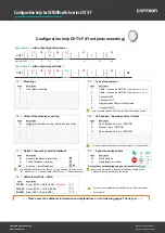Предварительный просмотр 2 страницы Captron SENSORswitch CHT3-F Series Configuration