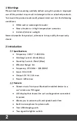 Preview for 2 page of Car and Driver CAD-4057 User Manual