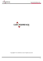 Предварительный просмотр 9 страницы Car-Interface CI-CARPLAY-CIC Instruction Manual