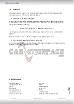 Preview for 24 page of Car-Interface CI-RL4-NAC08 Manual