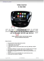 Car-Interface CI-RL4-R40 Manual preview