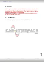 Preview for 7 page of Car-Interface CI-VL2-ROMEO Manual